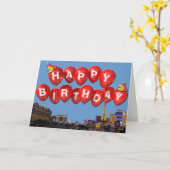 HAPPY BIRTHDAY von Las Vegas Card Karte (Gelbe Blume)