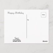 Happy Birthday von US Postcard Postkarte (Rückseite)