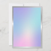 Happy Birthday Vorlage mit Ober und Silber (Rückseite)