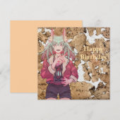 Happy birthday VTuber Einladung (Vorne/Hinten)