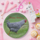 Happy Birthday Wanderung Hühnchen Pappteller (Party)
