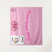 Happy Birthday Wandteppiche  (Vorderseite)