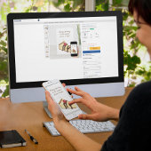 Happy Birthday Watercolor Cheesecake Chocolate Karte