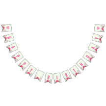 Happy Birthday Watercolor Pink Roses