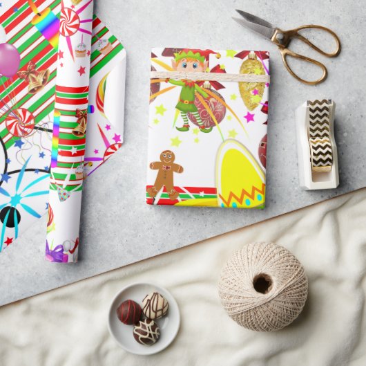 Happy Birthday Weihnachtsgeschenkpapier Geschenkpapier (Kunsthandwerk)