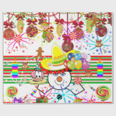 Happy Birthday Weihnachtsgeschenkpapier Geschenkpapier (Flach)