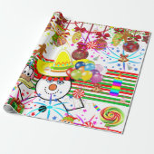 Happy Birthday Weihnachtsgeschenkpapier Geschenkpapier (Ungerollt)