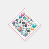 Happy Birthday Welppies Serviette (Ecke)