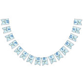 Happy Birthday Whimsical Flying Hübsch Bluebird Wimpelkette (Alle)