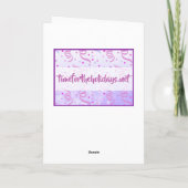 Happy Birthday | Whimsischer Cake Card Karte (Rückseite)