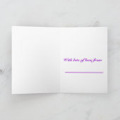 Happy Birthday Winnie Karte (Innenseite)