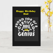 Happy birthday wish for dad karte (Gelbe Blume)