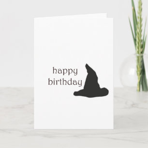happy birthday witches hat karte