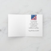 Happy Birthday Wonderful & Best Mother Karte (Innenseite)