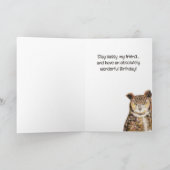 Happy Birthday Wonderful Friend Bleibe Sassy Karte (Innenseite)