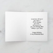 Happy Birthday Wonderful Sister Funny Karte (Innenseite)