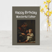 Happy Birthday Wonderful Vater Karte (Gelbe Blume)