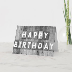 Happy Birthday Word Cloud Card Karte