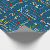 Happy Birthday Wrapping Paper Angelina Geschenkpapier (Ecke)