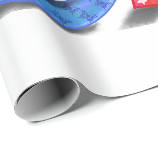 Happy Birthday Wrapping Paper Baby Bears Party Geschenkpapier (Rolleneckpunkt)