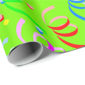 Happy Birthday Wrapping Paper Confetti Grünbuch Geschenkpapier (Rolleneckpunkt)