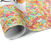 Happy Birthday Wrapping Paper Cupcakes Geschenkpapier (Rolleneckpunkt)