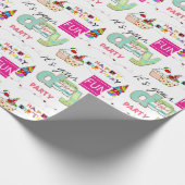 Happy Birthday Wrapping Paper FUN Cupcake Geschenkpapier (Ecke)