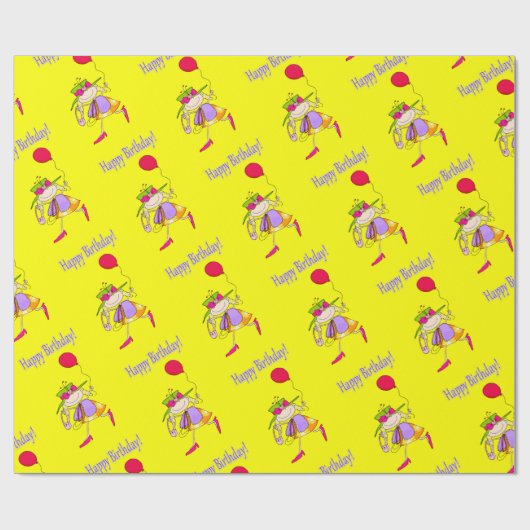Happy Birthday Wrapping Paper FUN Geschenkpapier (Flach)