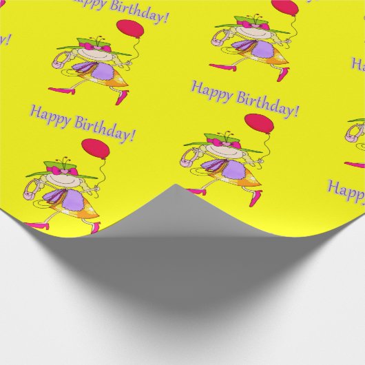 Happy Birthday Wrapping Paper FUN Geschenkpapier (Ecke)