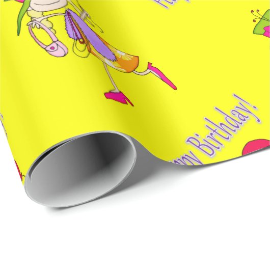 Happy Birthday Wrapping Paper FUN Geschenkpapier (Rolleneckpunkt)
