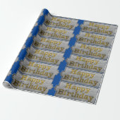 Happy Birthday Wrapping Paper Geschenkpapier (Ungerollt)