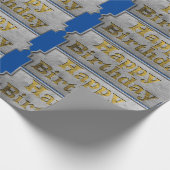 Happy Birthday Wrapping Paper Geschenkpapier (Ecke)