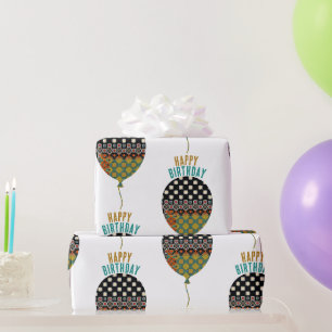 Happy Birthday Wrapping Paper Geschenkpapier