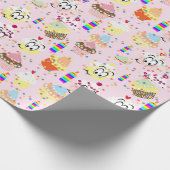 Happy Birthday Wrapping Paper Geschenkpapier (Ecke)