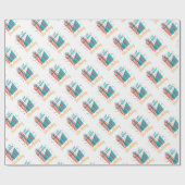 Happy Birthday Wrapping Paper Geschenkpapier (Flach)