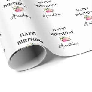 Happy Birthday Wrapping Paper Geschenkpapier