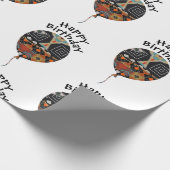 Happy Birthday Wrapping Paper Geschenkpapier (Ecke)
