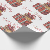 Happy Birthday Wrapping Paper Geschenkpapier (Ecke)