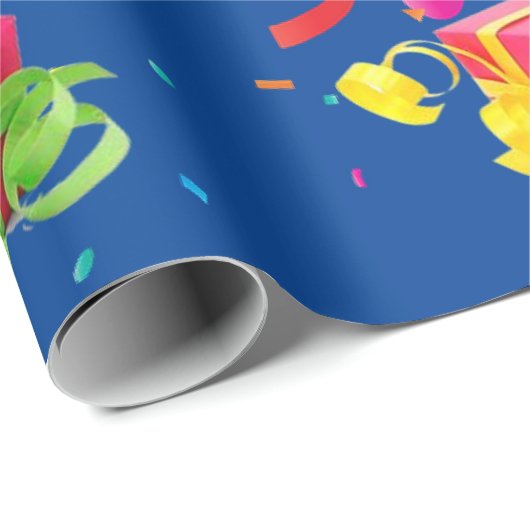 Happy Birthday Wrapping Paper Geschenkpapier (Rolleneckpunkt)