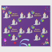 Happy Birthday Wrapping Paper Geschenkpapier (Flach)