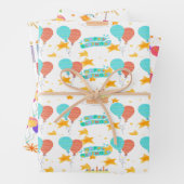 Happy Birthday Wrapping Paper Geschenkpapier Set (Beispiel)