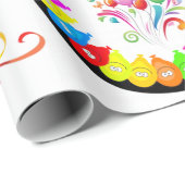 Happy Birthday Wrapping Paper Hummel Geschenkpapier (Rolleneckpunkt)