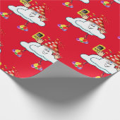 Happy Birthday Wrapping Paper IPhone Text Cloud Geschenkpapier (Ecke)
