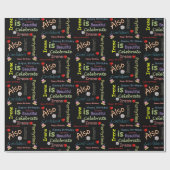 Happy Birthday Wrapping Paper Irene Geschenkpapier (Flach)