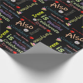 Happy Birthday Wrapping Paper Irene Geschenkpapier (Ecke)