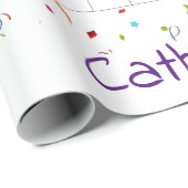 Happy Birthday Wrapping Paper Januar 2022 Geschenkpapier (Rolleneckpunkt)