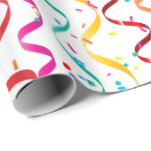 Happy Birthday Wrapping Paper Man Boy Geschenkpapier (Rolleneckpunkt)