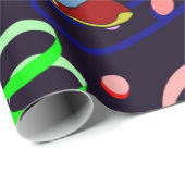 Happy Birthday Wrapping Paper Musician Gitarre Geschenkpapier (Rolleneckpunkt)