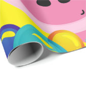 Happy Birthday Wrapping Paper Pig Hummel Geschenkpapier (Rolleneckpunkt)