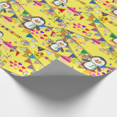 Happy Birthday Wrapping Paper Pinguin Geschenkpapier (Ecke)